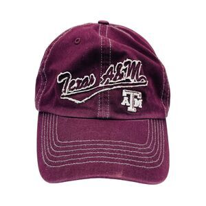 Texas A&M Script Spellout Logo Twin Enterprises Hat Cap